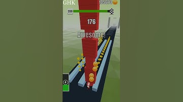 Stack Colors gameplay level 209 shorts