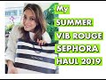 Huge VIB SEPHORA HAUL 2019 + Mini Product Review and Swatches !!! Sephora Bonus Haul