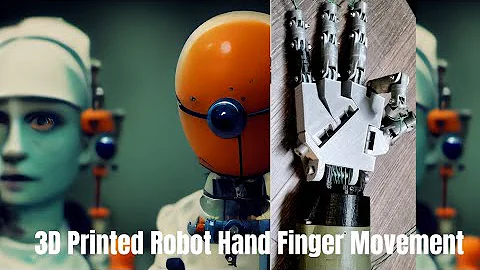 Robot Hand Finger Movement 3D Printed Inmoov Robotics Arduino