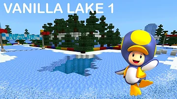 SNES Vanilla Lake 1 - Mario Kart in Minecraft
