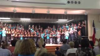 The closing act at the GTE fourth grade recorder program