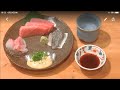 《刺身の盛合わせ（鮪、イサキ、コハダ、キビナゴ）》・・・・大和の 和の料理《刺身の盛合わせ（リハビリ編）》