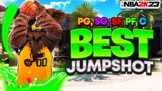 BEST JUMPSHOT for ALL BUILDS in NBA 2K23! FASTEST 100% GREENS JUMPSHOT! Best Jumpshot 2k23