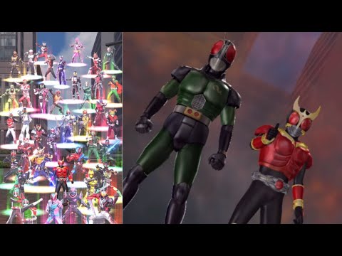 【ガンバライジング】仮面ライダークウガ　BLACK　RX  アニバーサリータッグCP　必殺技　まとめ「50thライダーキック・クウガ」「クウガ&BLACK RX アニバーサリーキック」