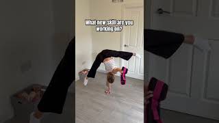 What new skill are you working on? (The same, but different ☺️) #acrobatics  #acro #shorts #dance