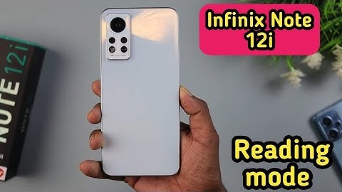 How To Reading Mode Setting Inow To Enable Reading Mode In Infinix Note 12i, How To Use Eyepro