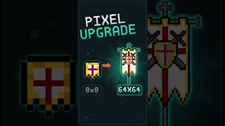 👾 Quest to 1000 Subs! : Day 203 – Pixel Upgrade (8x8 → 64x64) ✨