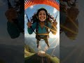 Paragliding bliss over the Himalayas 🪂🏔️✨Sarangkot →Fewa Lake #aishorts #paragliding #imaginefilmlab