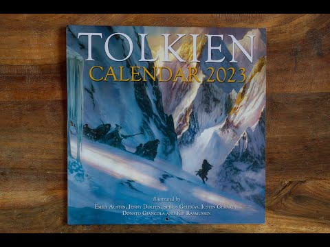 Hobbit News: Tolkien Calendar 2023, Unboxing