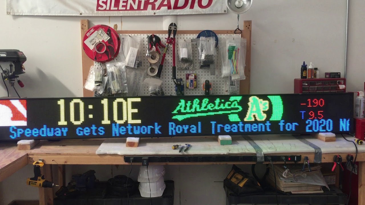 double line sports led ticker for sports bars, casino,sportsbook YouTube