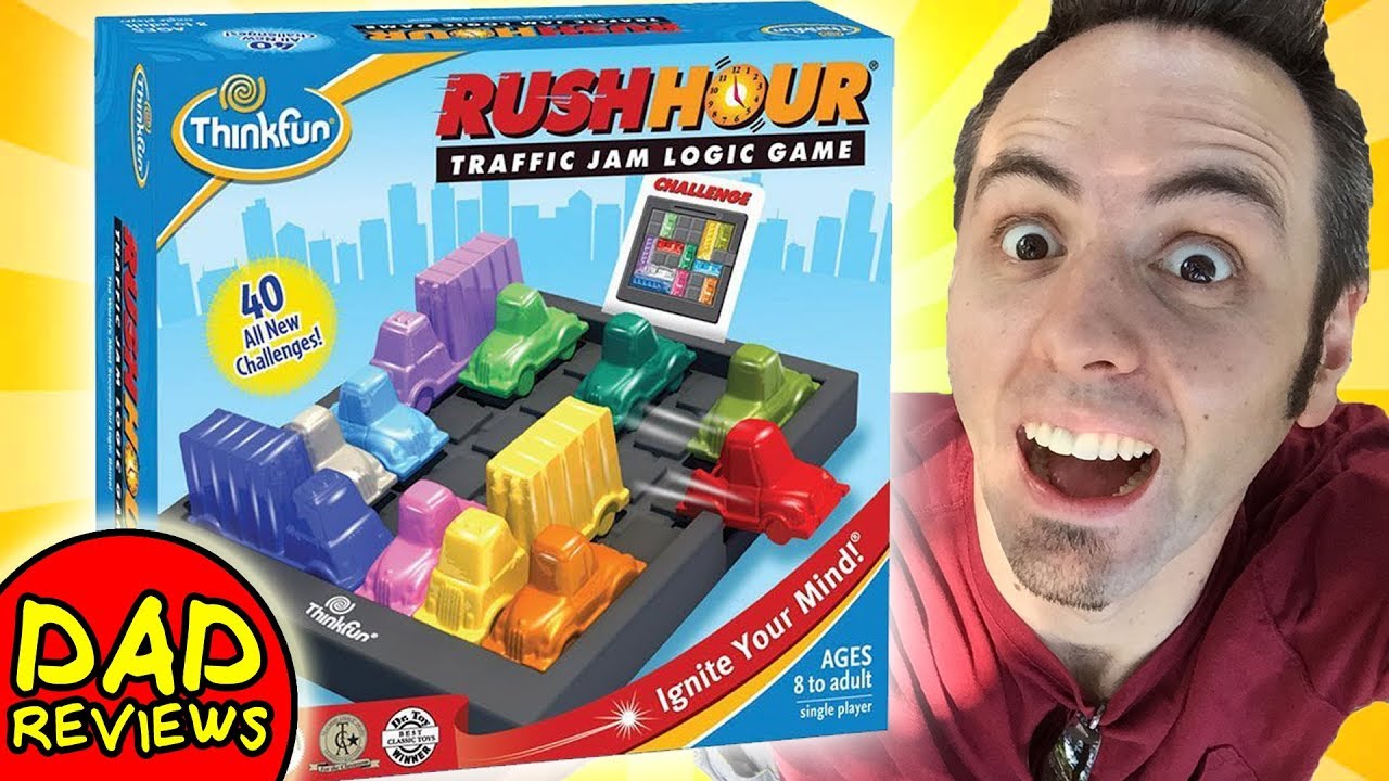 callm Puzzle Toy,Fun Rush Hour Traffic Jam Logic Game Toy for Boys Girls Busy Hour Puzzle Game