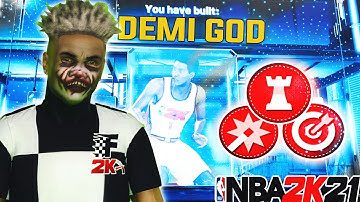 THIS DEMIGOD POINT GUARD BUILD is GOATED IN NBA 2K21!! OVERPOWERED BUILD! Best Guard Build NBA 2K21