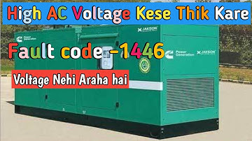 How to solve generator starting problem|| fault code 1446//fault code 1447//