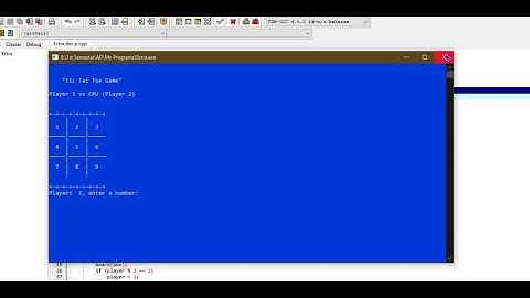 Tic Tac Toe Game Player vs Computer in C++ with Colored Output Screen || Project of Tic Tac Toe Game