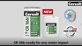 CR 166 FLEXIBLE 2-C waterproofing slurry - How-it-works animated video