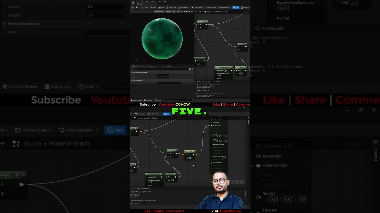 Enhance Your VFX: Bright Edges and Glowing Centers! 