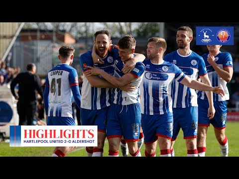 Hartlepool Aldershot Goals And Highlights