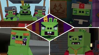 Angry birds minecraft all bosses