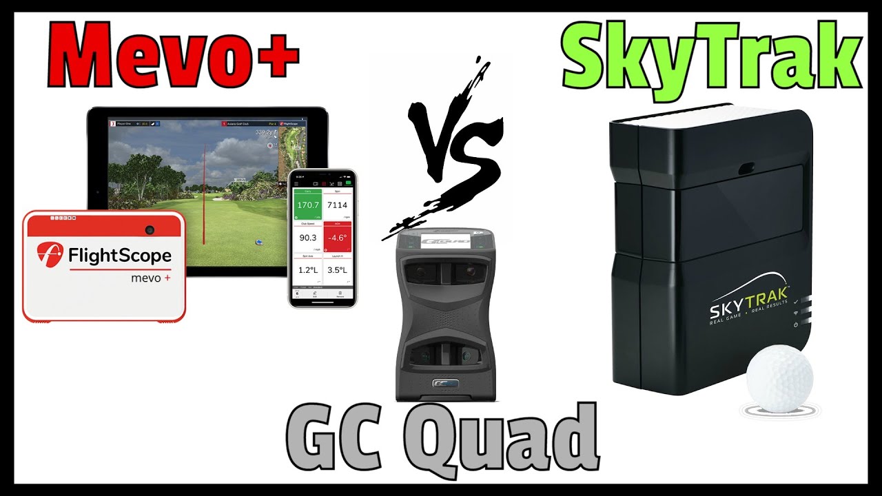 Mevo+ vs SkyTrak vs GC Quad - The Battle of the Launch Monitors