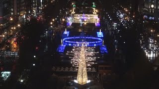 札幌にきらめく８３万の光 イルミネーション点灯