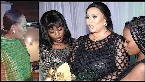 Moment Zanzee Cut Her Birthday Cake With Her Pretty Daughters,As Faithia Balogun,Mercy Aigbe Turn up