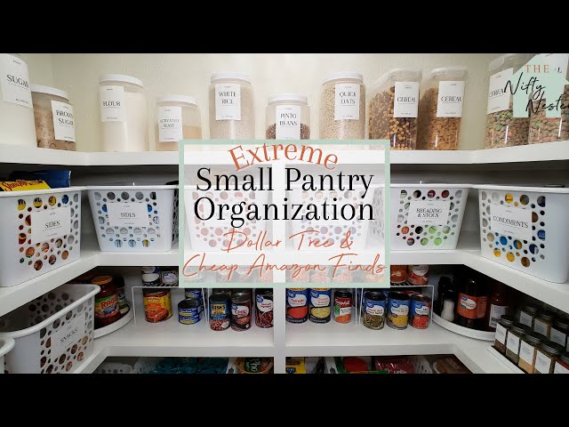 Dollar Tree Storage Containers Ideas For Organizing Pantry