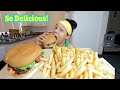 JUICY BACON CHEESEBURGER MUKBANG!