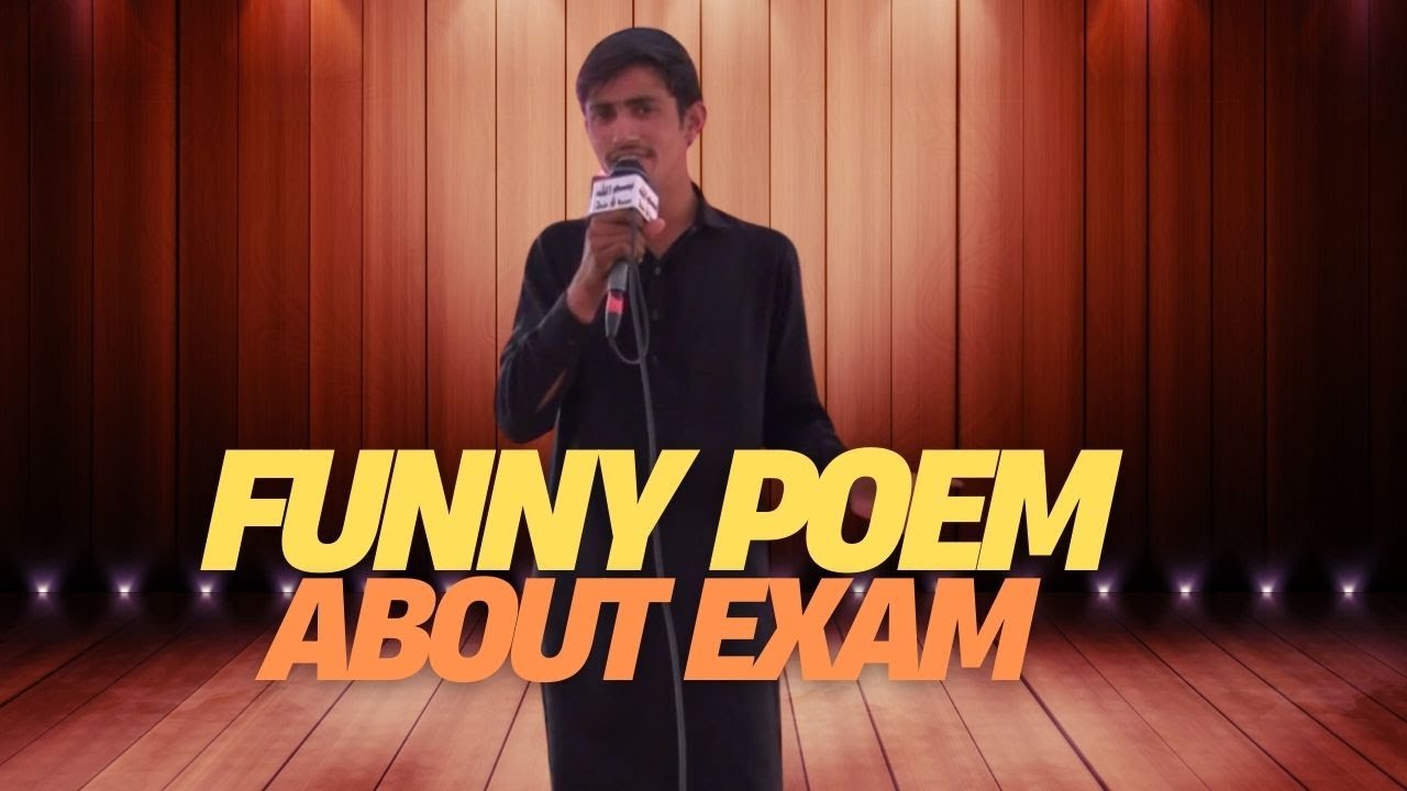 Boy Spoken  a funny poem about exam Annual function | Gillani School |