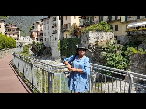 CHIAVENNA ITALY THE MEDIEVAL VILLAGE IN THE CENTER OF THE ALPS