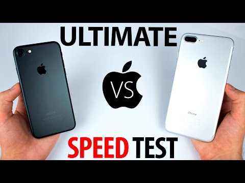 iPhone 7 vs 7 Plus - The ULTIMATE SPEED Test!