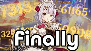 From Shield Bot to Main DPS Noelle. Genshin Impact