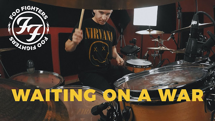 Waiting on a War Drums version - Drums performance video thumbnail