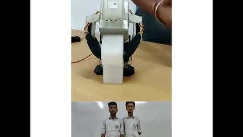 3D printed Humanoid Robot developed by students of UEM Jaipur