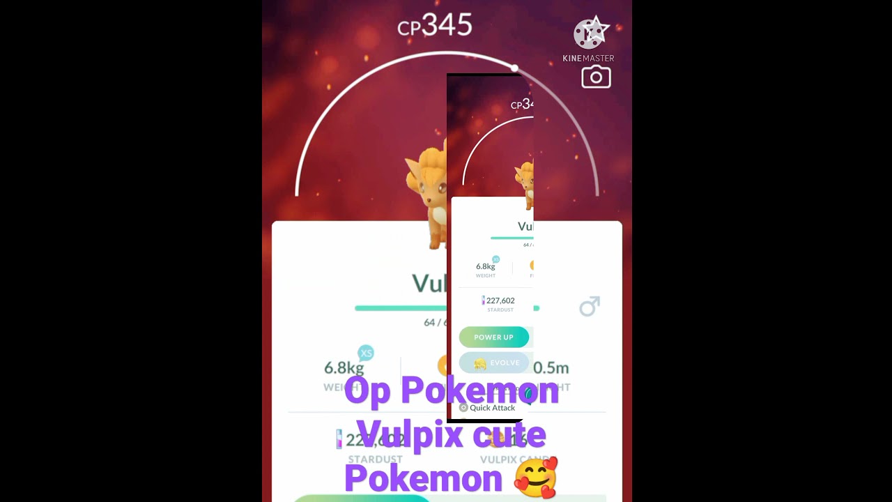 Vulpix cute and look in cute 🥰😍🤭 FIRE LEGEND GAMER YT