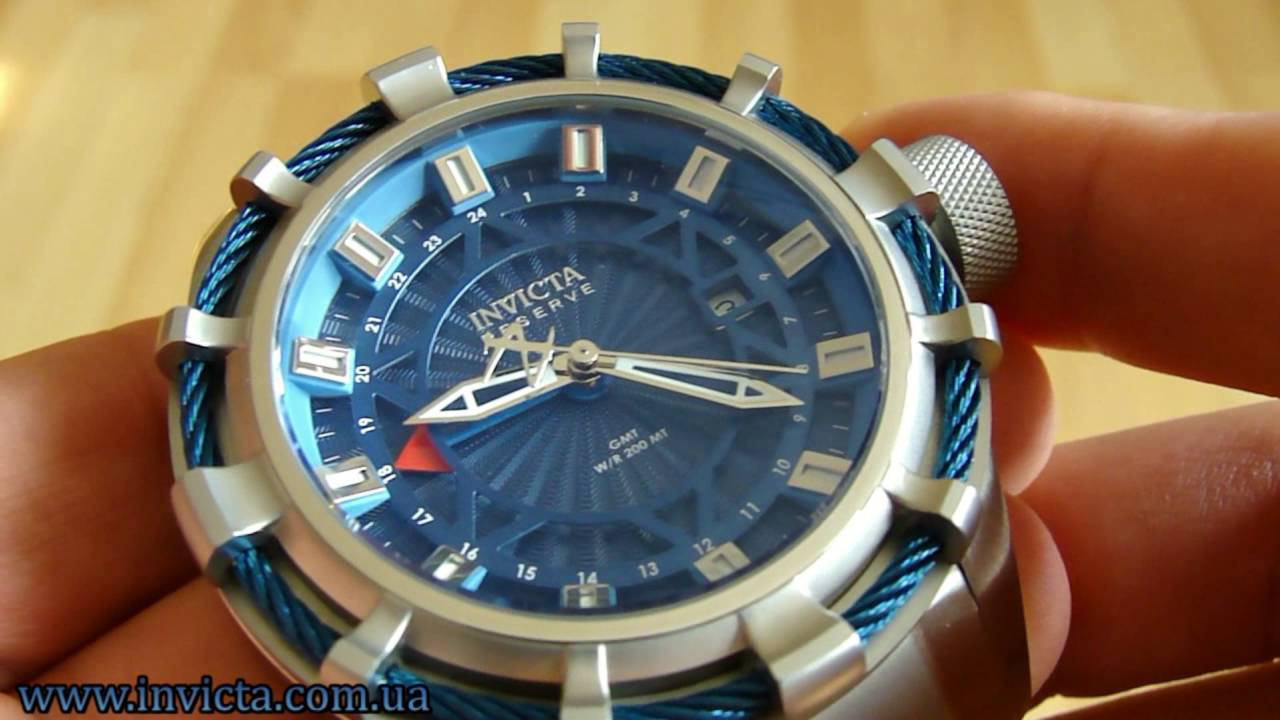 Invicta 12708 Reserve Bolt Swiss Made GMT