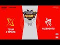 Team x spark vs r esports  fight night pro scrims tdm battle