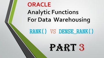 ORACLE Analytic Functions for Data Warehousing 3/ Arabic
