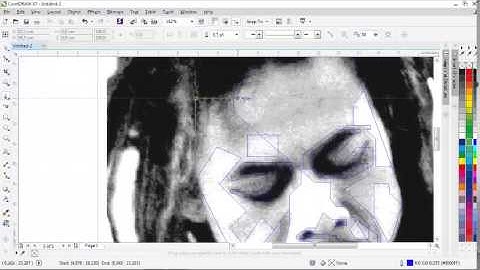 tony Q in skintone wpap with coreldraw x7