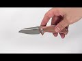 Video: มีดพับ Kershaw Mini Natrix Sub-Frame Lock Knife Copper (2.75" D2 Stonewash),7006CU