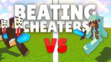 Beating BLATANT CHEATERS in Hypixel DUELS