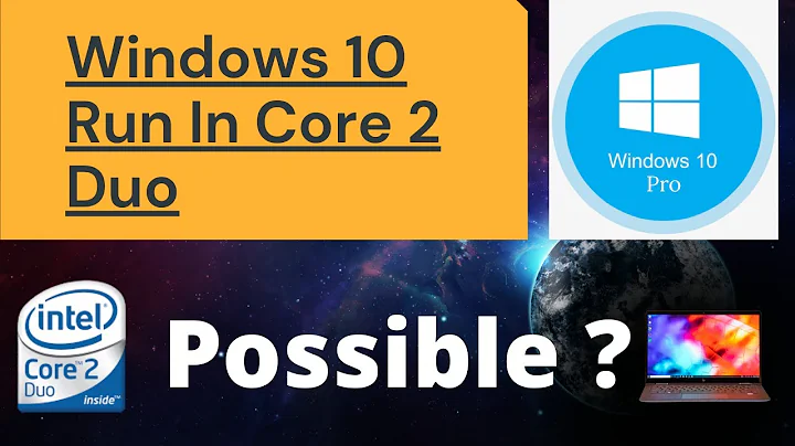 Executar Windows 10 em Intel Core 2 Duo