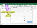 Excel Tricks # 3 ( How to add a calculator to excel ) #shorts