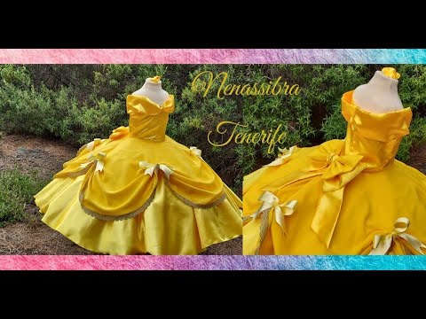 Vestido la bella y la bestia - YouTube