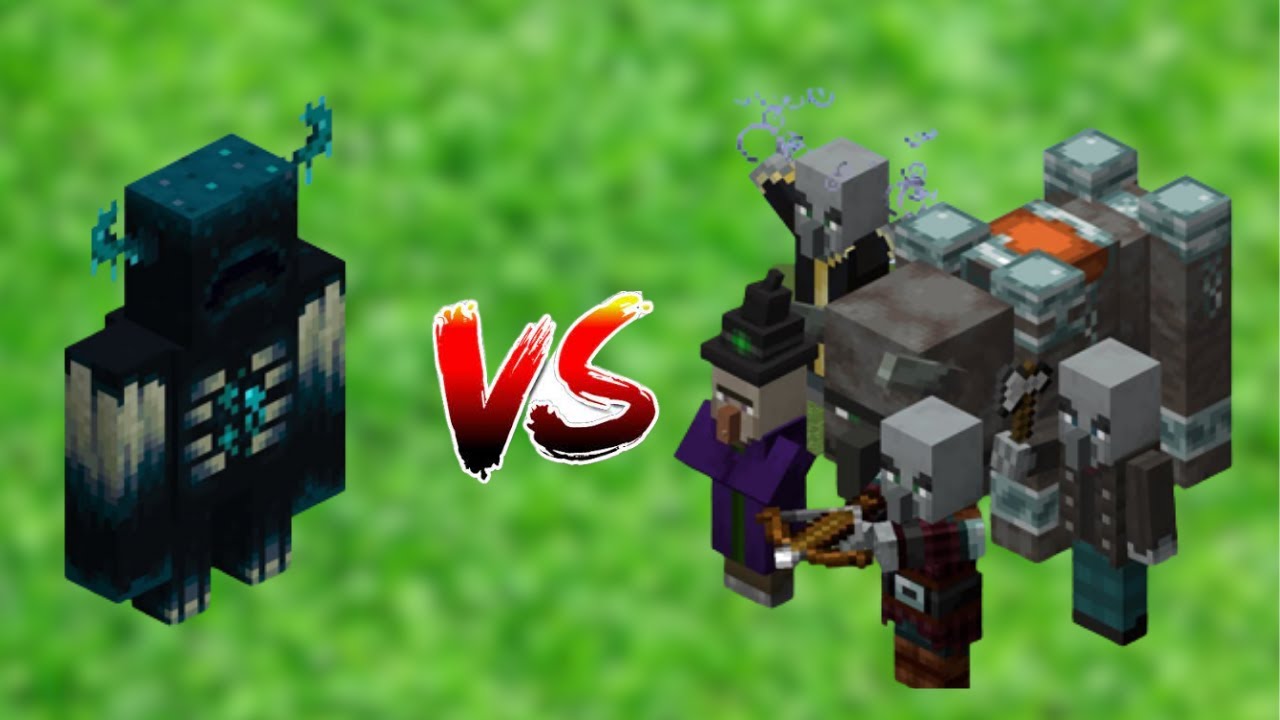 Warden vs Raiders in Minecraft Who will survive?