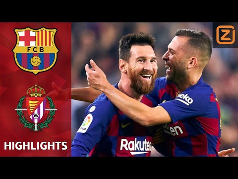 OUDERWETSE MESSI SHOW 👏👑 | Barcelona vs Valladolid | La Liga 2019/20 | Samenvatting