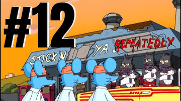 THE SIMPSONS GAME (2007) | PS3 4K 60FPS | Part 12: Grand Theft Scratchy 🐱💥