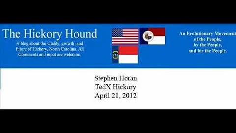 TedX Hickory 2012 - Stephen Horan