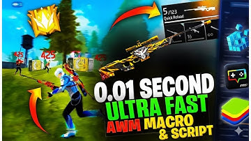 Best Ultra Fast Double Sniper Switch Macro Settings For Free Fire PC | BlueStacks 5 | MSI 5