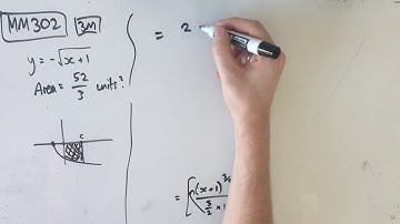 MM302 Maths Methods Fortify Study Guide - "Using the area under a graph to find a boundary"
