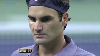 Shanghai 2010 SF - R.Federer vs N.Djokovic Highlights